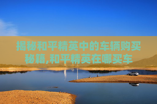 揭秘和平精英中的车辆购买秘籍,和平精英在哪买车