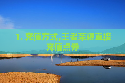 1. 充值方式,王者荣耀直接充值点券
