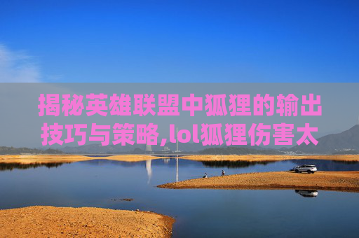 揭秘英雄联盟中狐狸的输出技巧与策略,lol狐狸伤害太低了