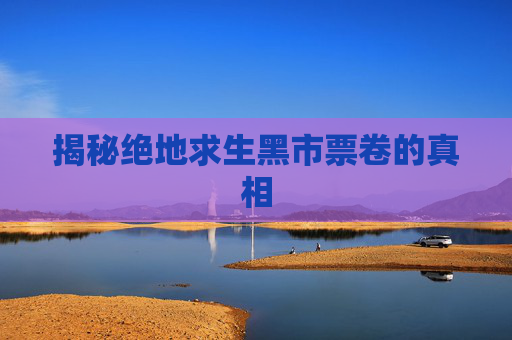揭秘绝地求生黑市票卷的真相