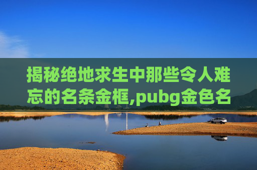 揭秘绝地求生中那些令人难忘的名条金框,pubg金色名片
