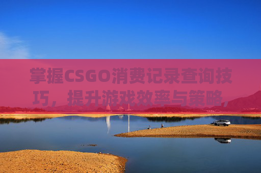 掌握CSGO消费记录查询技巧，提升游戏效率与策略,ipad2017上市多少钱