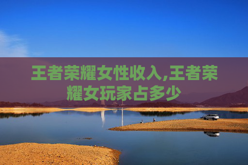 王者荣耀女性收入,王者荣耀女玩家占多少