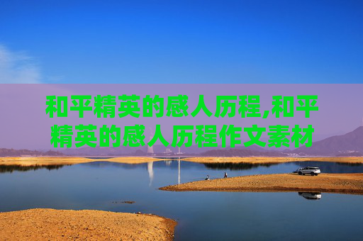 和平精英的感人历程,和平精英的感人历程作文素材