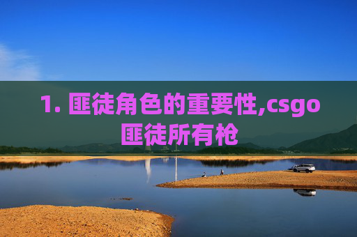 1. 匪徒角色的重要性,csgo匪徒所有枪