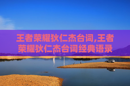 王者荣耀狄仁杰台词,王者荣耀狄仁杰台词经典语录