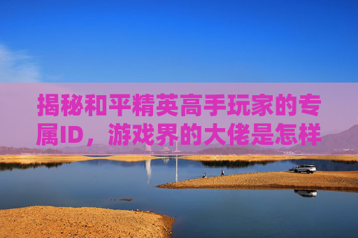 揭秘和平精英高手玩家的专属ID，游戏界的大佬是怎样炼成的？,和平精英大佬id名字大全英文