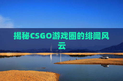 揭秘CSGO游戏圈的绯闻风云