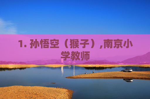 1. 孙悟空（猴子）,南京小学教师