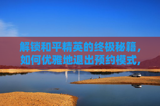 解锁和平精英的终极秘籍，如何优雅地退出预约模式,和平精英怎么退出预约模式啊