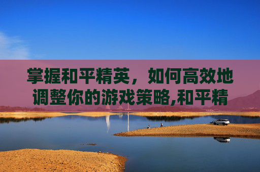 掌握和平精英，如何高效地调整你的游戏策略,和平精英怎么改比例16:9